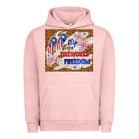 Pigment Salmon flip flops fireworks & freedom 4th of july Urban Hoodie - TumblerDesignByShophia