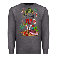 Charcoal Heather baby elf Premium Sweatshirt - MaliasSmallBusiness