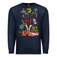 Navy baby elf Premium Sweatshirt - MaliasSmallBusiness