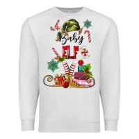 Oatmeal Heather baby elf Premium Sweatshirt - MaliasSmallBusiness