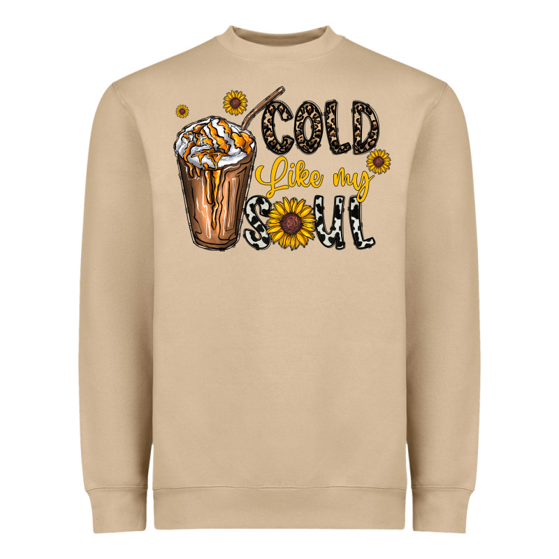 Cold Like My Soul Heavyweight Sweatshirt by CowhideDigitalArt | Teevron