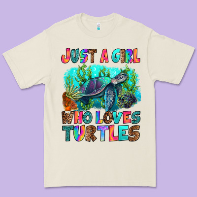 Premium Tee just a girl who loves turtles