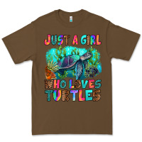 Cacao just a girl who loves turtles Premium Tee - RanaPortraitStore