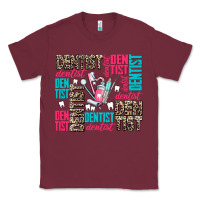 Burgundy dentist Classic Tee - AdoDesignShop