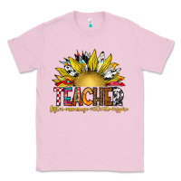 Bubblegum Pink Teacher Classic Tee - CowhideDigitalArt