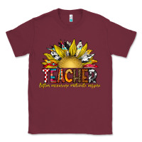 Burgundy Teacher Classic Tee - CowhideDigitalArt