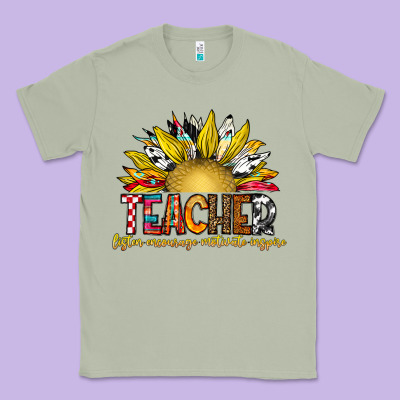 Teacher Classic Tee Designed By Cowhidedigitalart