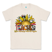 Natural Teacher Classic Tee - CowhideDigitalArt