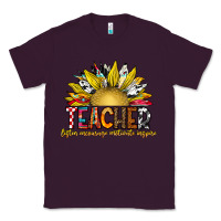 Plum Teacher Classic Tee - CowhideDigitalArt