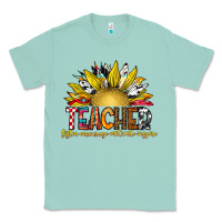 Seafoam Teacher Classic Tee - CowhideDigitalArt