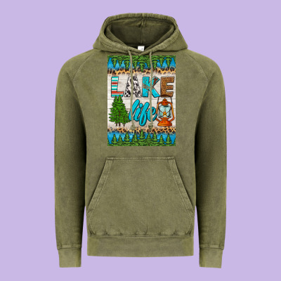 Lake Life Air Freshener Vintage Hoodie Designed By Hra Design Shop