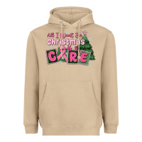 Mushroom all i want for is a care Heavyweight Hoodie - MaliasSmallBusiness