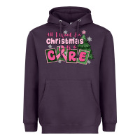 Plum all i want for is a care Heavyweight Hoodie - MaliasSmallBusiness