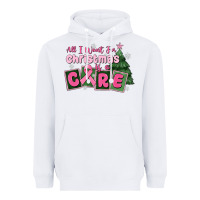 White all i want for is a care Heavyweight Hoodie - MaliasSmallBusiness
