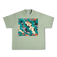 Oil Green turquoise glitter cowhide Urban Heavy Tee - JahusDesignShop