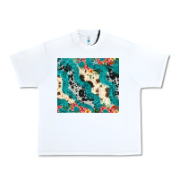 White turquoise glitter cowhide Urban Heavy Tee - JahusDesignShop