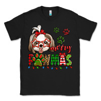 Black merry pawmas christmas shih tzu Classic Tee - Jasminsmagicworld