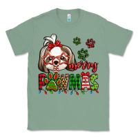 Sage merry pawmas christmas shih tzu Classic Tee - Jasminsmagicworld