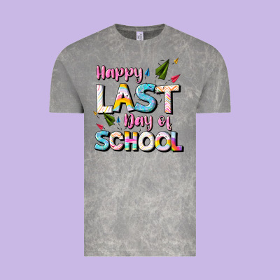Happy Last Day Of School Vintage Tee Designed By Jahusdesignshop