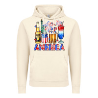 Vintage Artic 4th of July American drinks America Vintage Hoodie - Neo Western