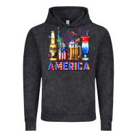 Vintage Black 4th of July American drinks America Vintage Hoodie - Neo Western