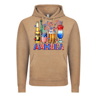Vintage Coffee 4th of July American drinks America Vintage Hoodie - Neo Western