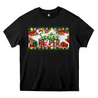 Black Christmas Santa's Helper Heavy Core Tee - Artiststas
