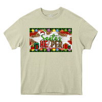 Mossy Christmas Santa's Helper Heavy Core Tee - Artiststas