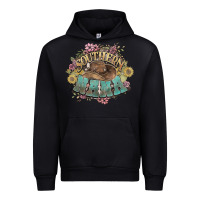 Black Southern Nana western flowers Urban Hoodie - HowdyJamesFarm