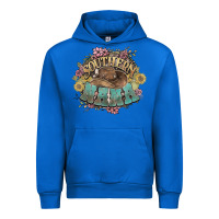 Cobalt Southern Nana western flowers Urban Hoodie - HowdyJamesFarm