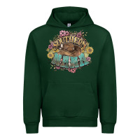 Forest Green Southern Nana western flowers Urban Hoodie - HowdyJamesFarm