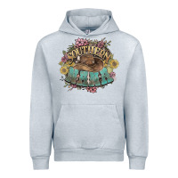 Heather Grey Southern Nana western flowers Urban Hoodie - HowdyJamesFarm