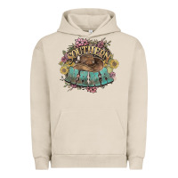 Pigment French Oak Southern Nana western flowers Urban Hoodie - HowdyJamesFarm