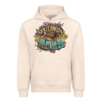Sandshell Southern Nana western flowers Urban Hoodie - HowdyJamesFarm