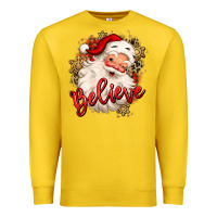 Lemon believe christmas santa claus Premium Sweatshirt - MaliasSmallBusiness