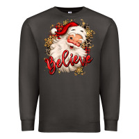 Smoke believe christmas santa claus Premium Sweatshirt - MaliasSmallBusiness
