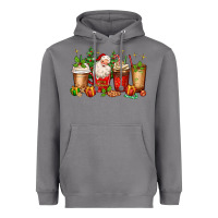 Storm Christmas Santa coffee cups Heavyweight Hoodie - MaliasSmallBusiness