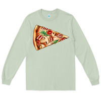 Matcha pizza slice Long Sleeve Tee - AdoDesignShop