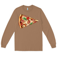 Toasted Coconut pizza slice Long Sleeve Tee - AdoDesignShop