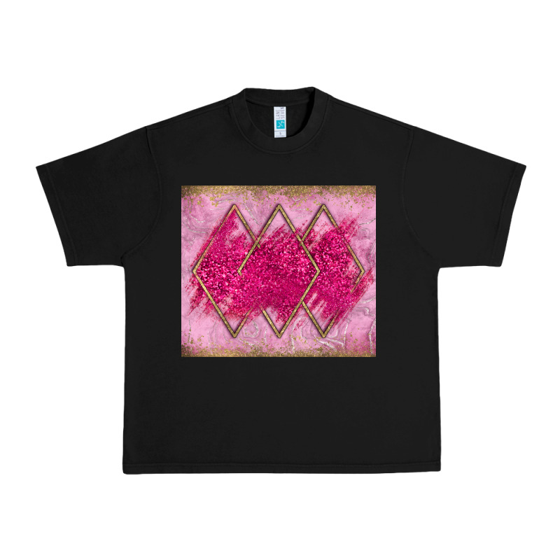 Pink Glitter Urban Heavy Tee by JahusDesignShop | Teevron