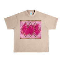 French Oak pink glitter Urban Heavy Tee - JahusDesignShop