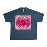 Midnight Navy pink glitter Urban Heavy Tee - JahusDesignShop