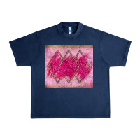 Navy pink glitter Urban Heavy Tee - JahusDesignShop