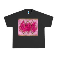 Pigment Black pink glitter Urban Heavy Tee - JahusDesignShop