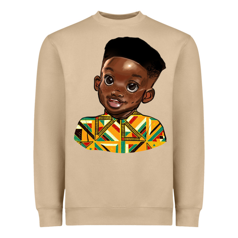 Black Boy Heavyweight Sweatshirt by HRA Design Shop | Teevron