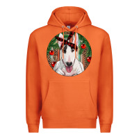 Carrot Christmas Bull Terrier Premium Hoodie - RanaPortraitStore