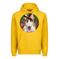 Lemon Christmas Bull Terrier Premium Hoodie - RanaPortraitStore