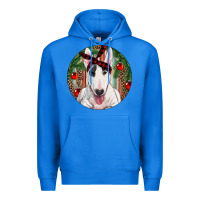 True Royal Christmas Bull Terrier Premium Hoodie - RanaPortraitStore