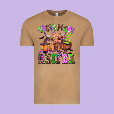 Hocus Pocus Heifer Vintage Tee Designed By Adodesignshop