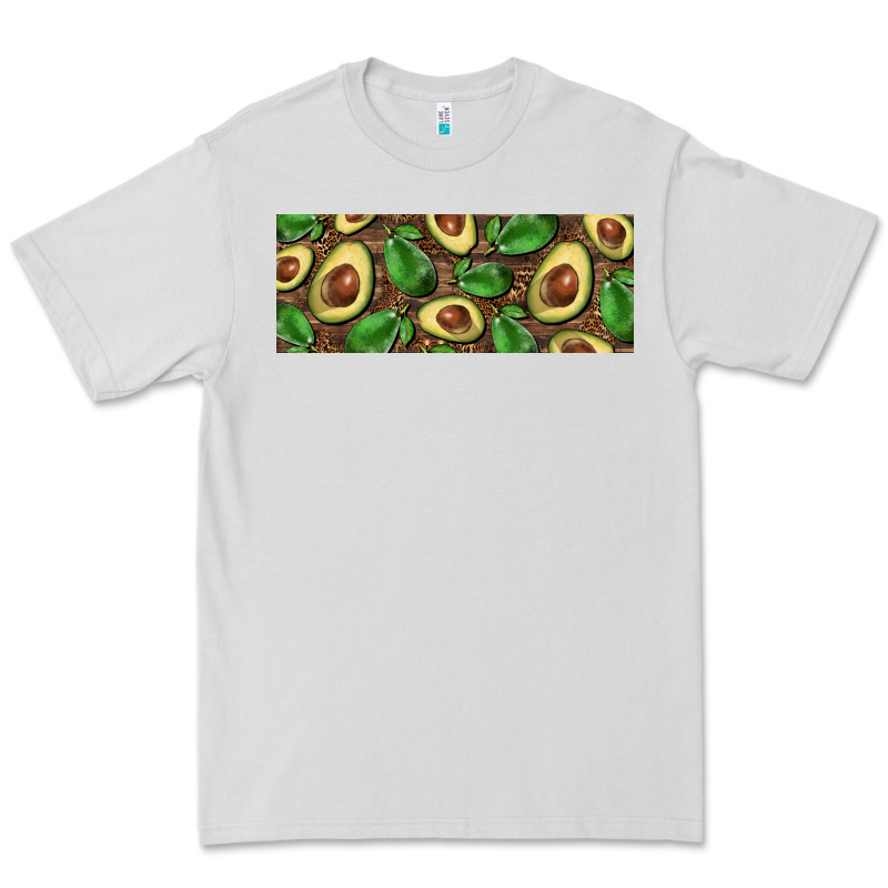 Avocados With Wood And Leopard Background 11 Oz Mug Premium Tee by BarkalooDesign | Teevron